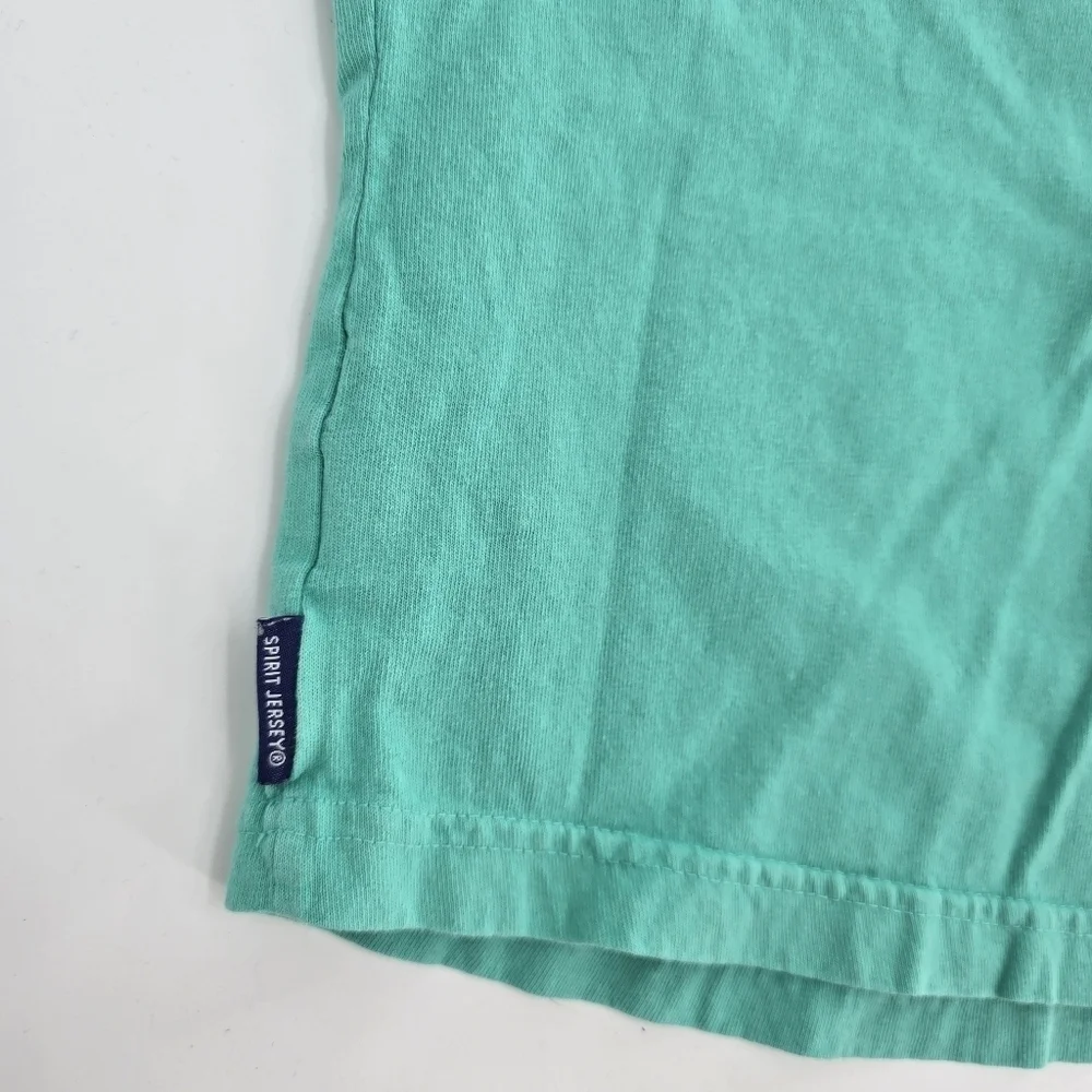 walt disney world disney parks green teal long sleeve kids  spirit jersey large